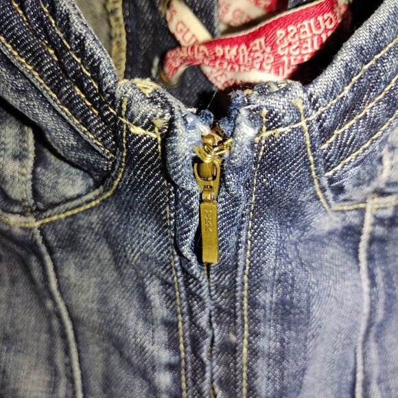 Guess Premium | Denim corset bustier top | Size XS - Picture 6 of 16
